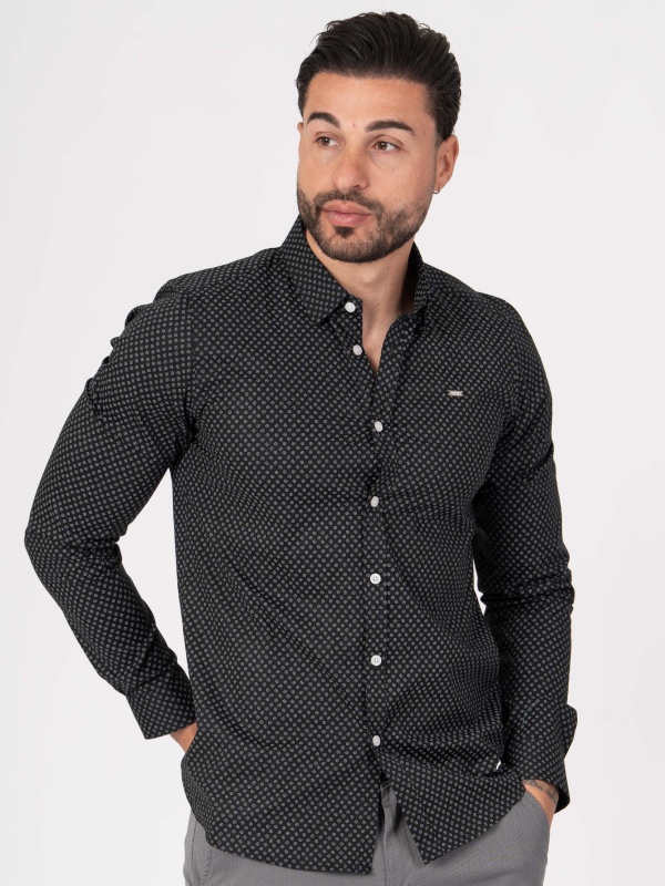 CAMISA SMK PADRAO PRETO