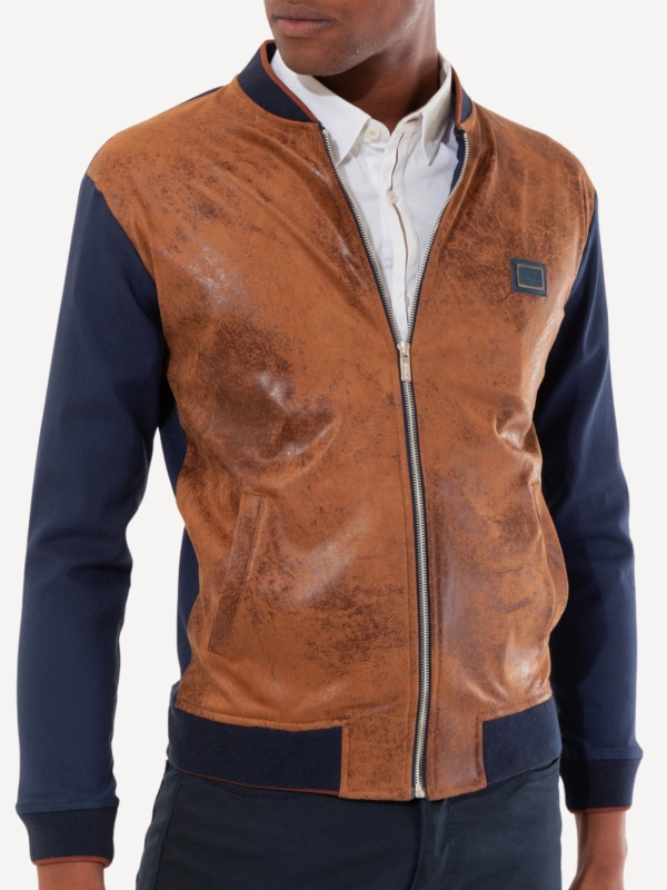 BLUSÃO SMK BROWN&MARINE